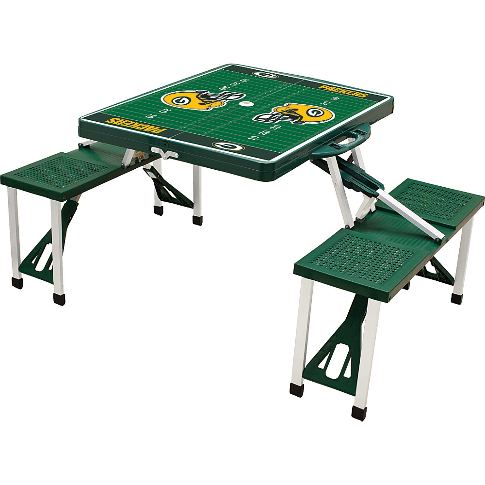 Picnic Time Green Bay Packers Picnic Table Sport Green Bay Packers Hunter Picnic Time Outdoor Accessories