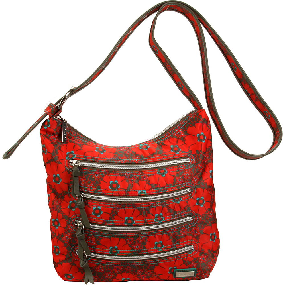 Hadaki Nylon Millipede Tote Primavera Lacey Hadaki Fabric Handbags