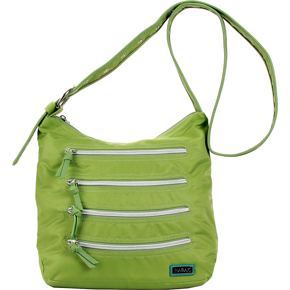 Hadaki Nylon Millipede Tote Piquat Green Hadaki Fabric Handbags