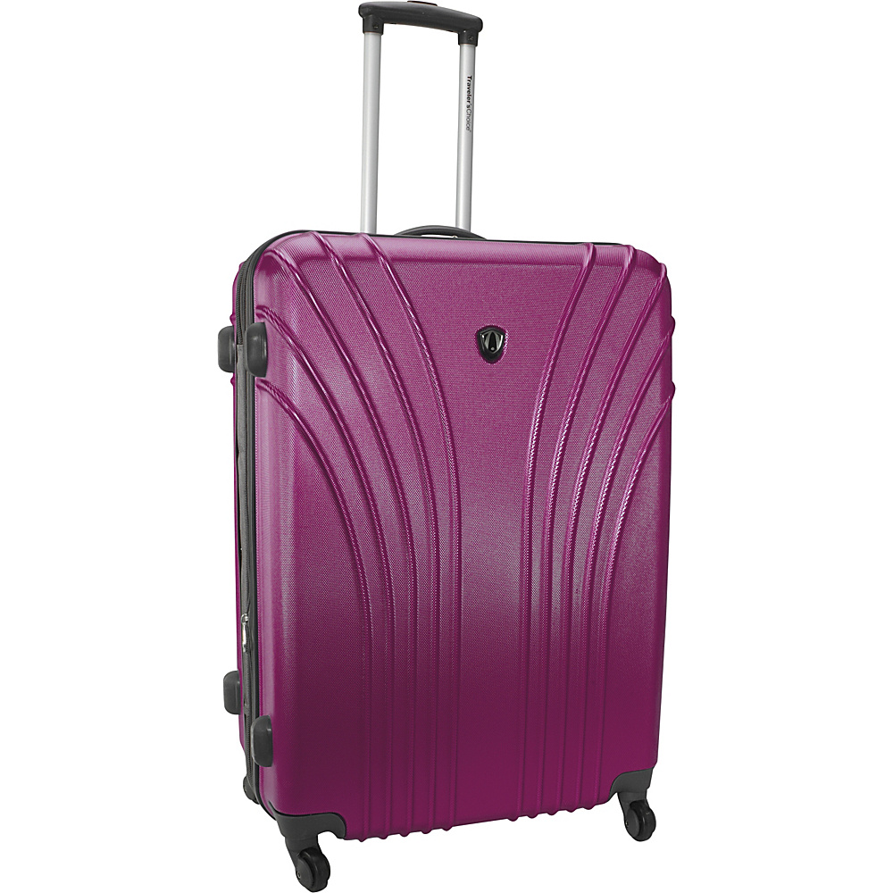Traveler s Choice 28 Hardside Lightweight Spinner Luggage Lavender Traveler s Choice Hardside Checked