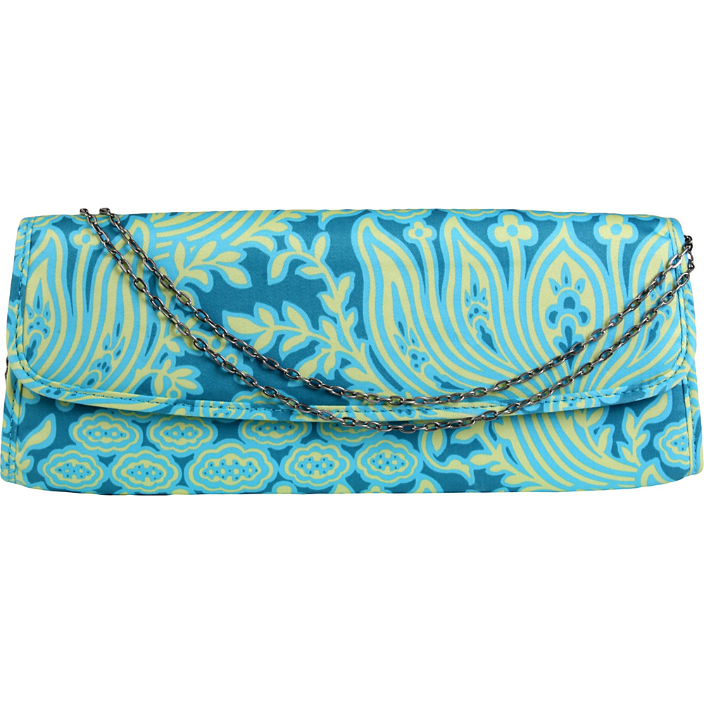 Amy Butler for Kalencom Brenda Clutch with Chain Cloud Vine Marine Amy Butler for Kalencom Women s Wallets