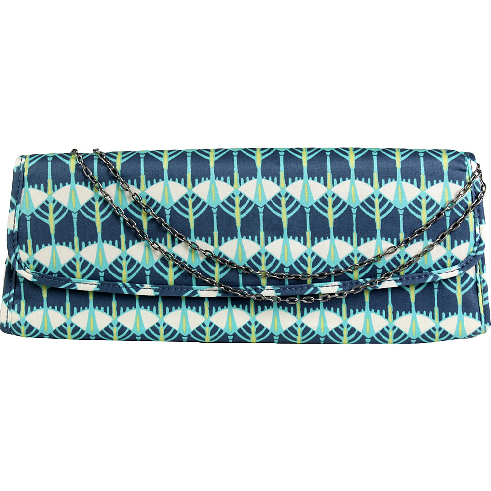 Amy Butler for Kalencom Brenda Clutch with Chain Victoria Trees Pine Amy Butler for Kalencom Women s Wallets