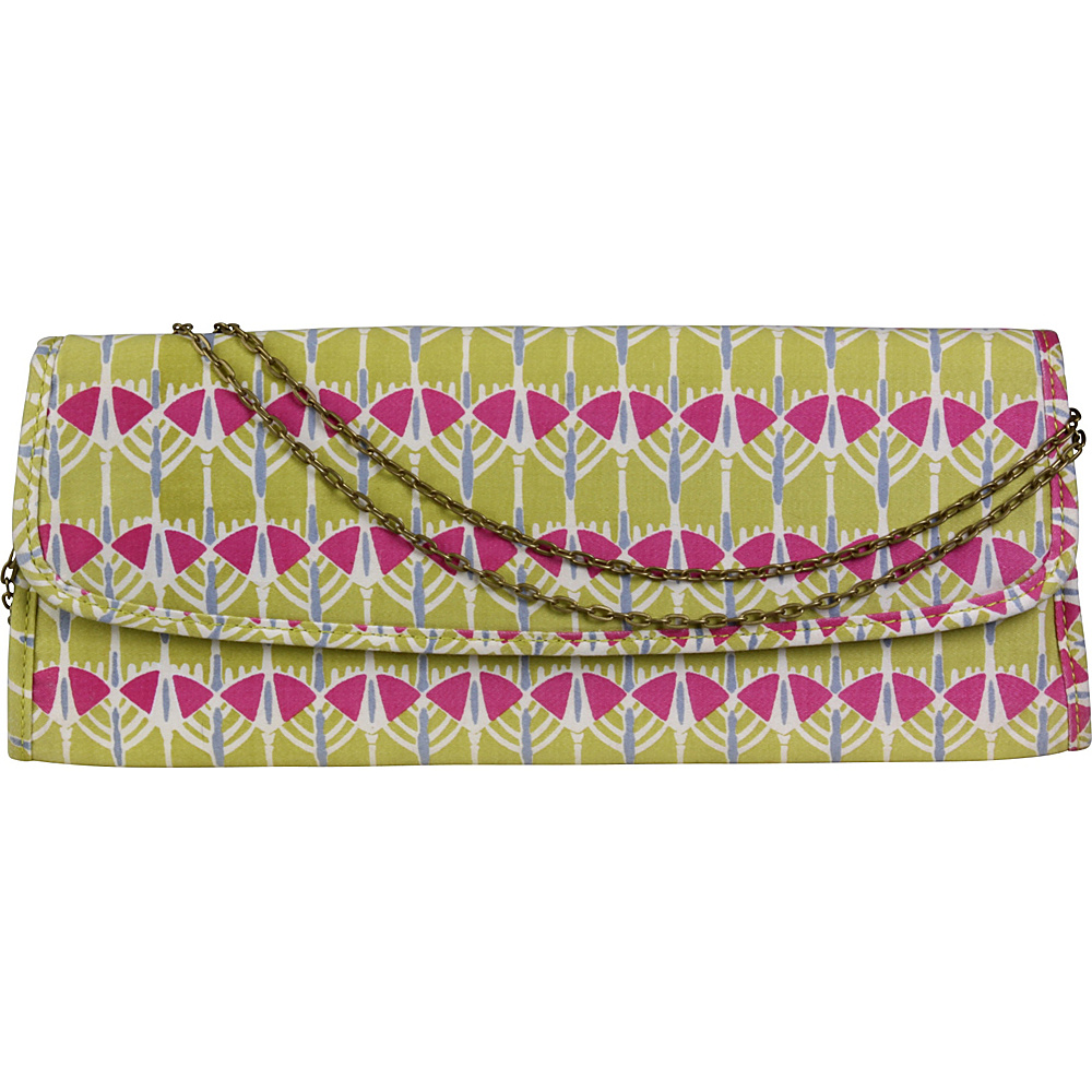 Amy Butler for Kalencom Brenda Clutch with Chain Victoria Trees Lemon Amy Butler for Kalencom Women s Wallets