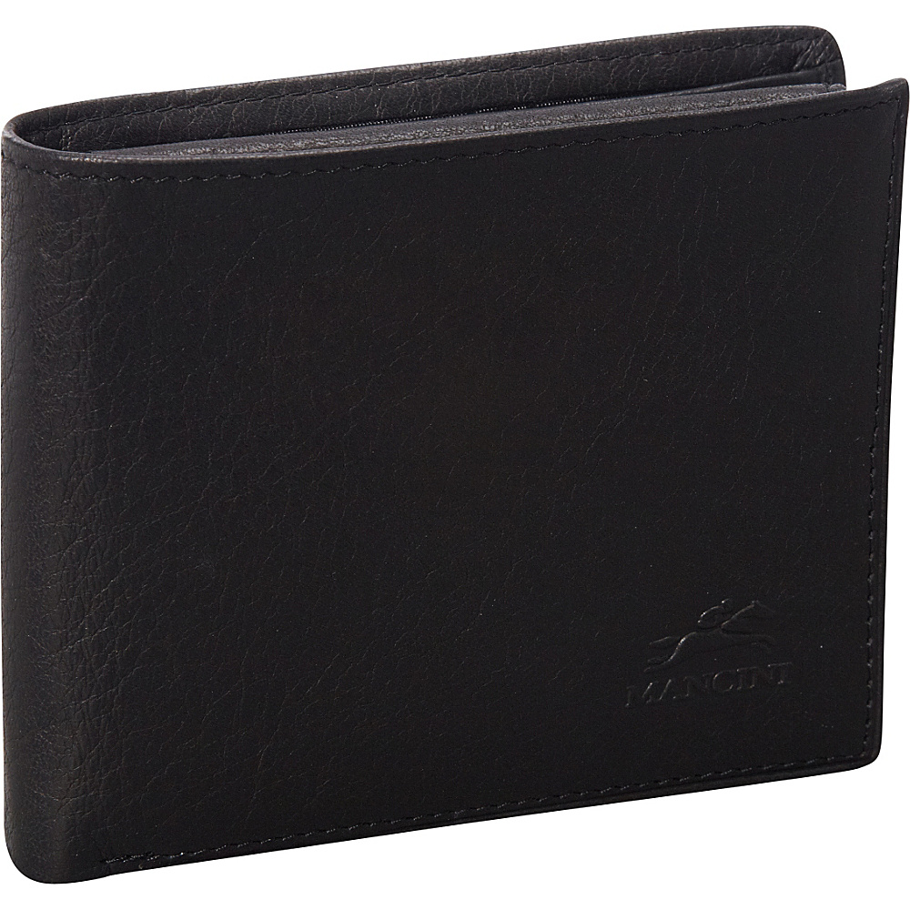Mancini Leather Goods Mens Left Wing Wallet Black Mancini Leather Goods Men s Wallets