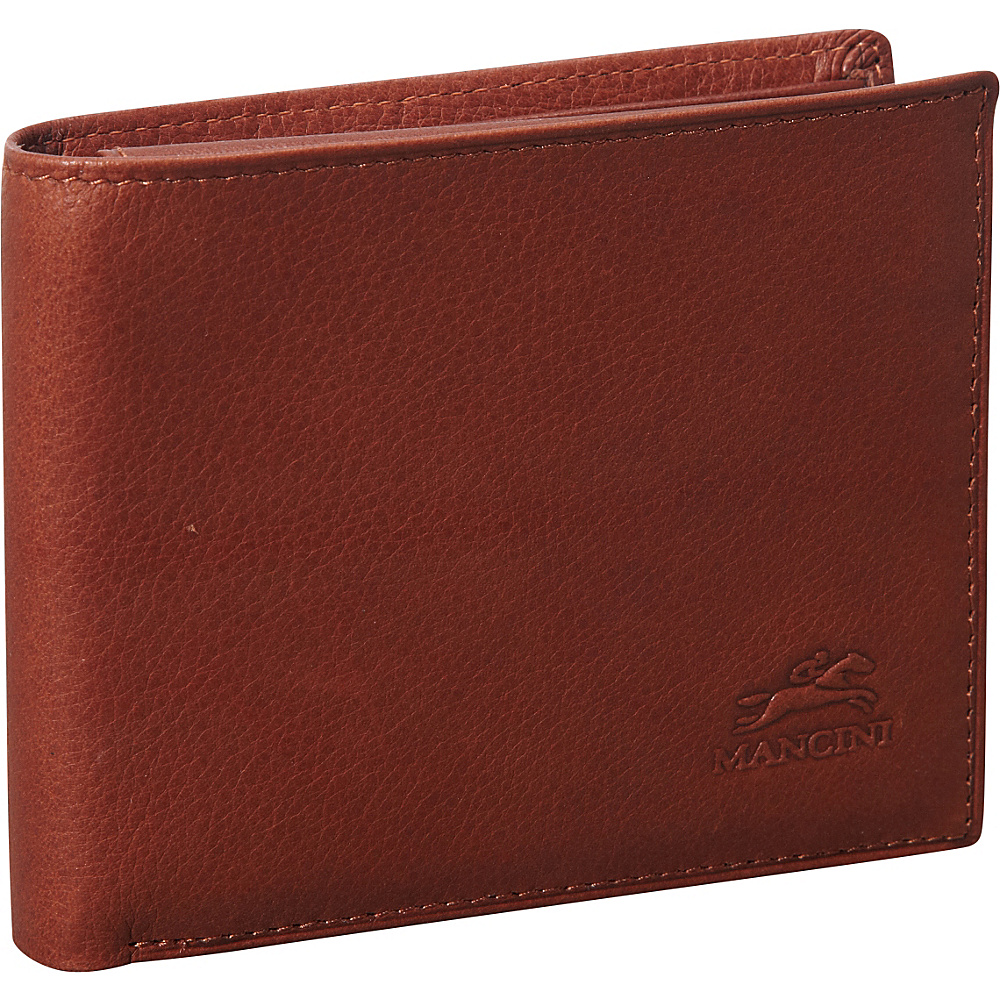 Mancini Leather Goods Mens Left Wing Wallet Cognac Mancini Leather Goods Men s Wallets