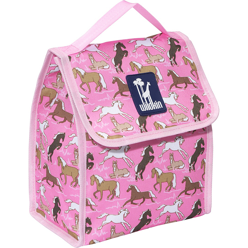 Wildkin Munch n Lunch Bag Horses in Pink Wildkin Travel Coolers