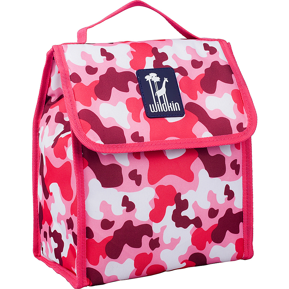 Wildkin Munch n Lunch Bag Camo Pink Wildkin Travel Coolers