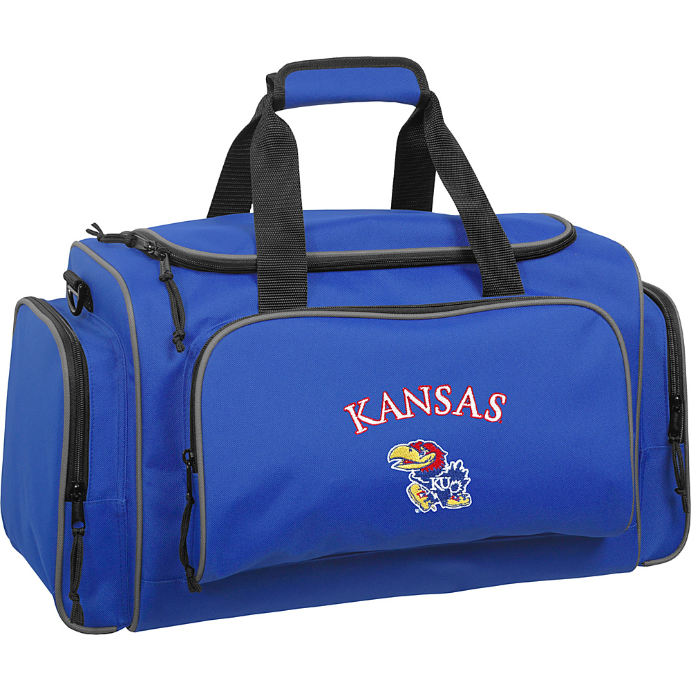 Wally Bags University of Kansas Jayhawks 21 Collegiate Duffel Royal Wally Bags Rolling Duffels
