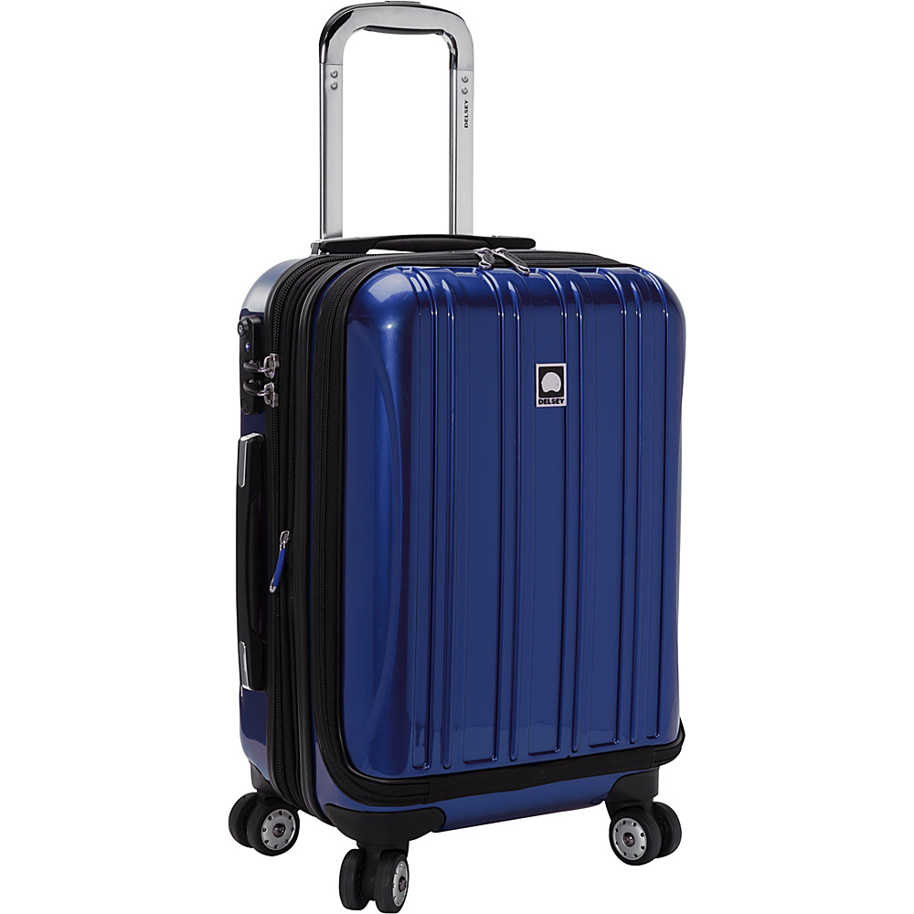Delsey Helium Aero Int l C O Exp. Spinner Trolley Blue Delsey Hardside Carry On