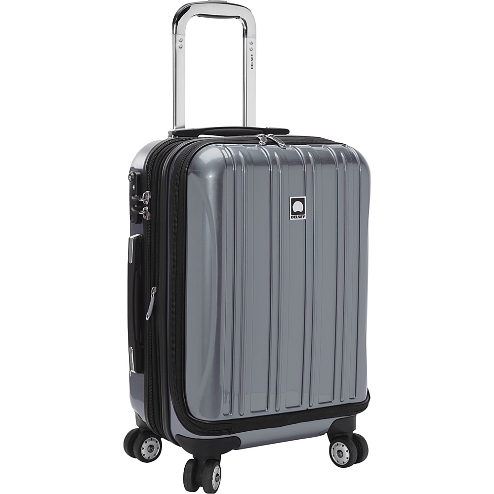Delsey Helium Aero Int l C O Exp. Spinner Trolley Titanium Delsey Hardside Carry On