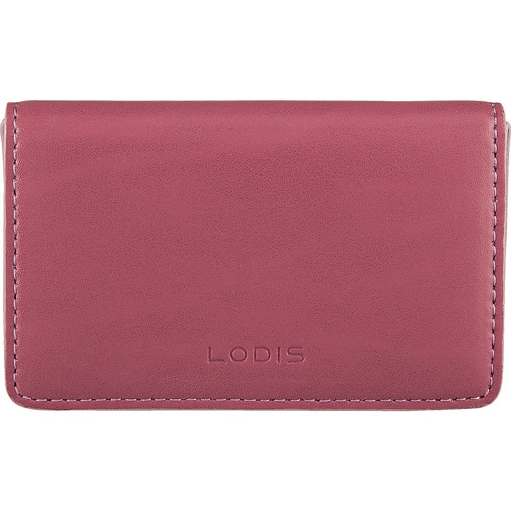 Lodis Audrey Mini Card Case Beet Iced Violet Lodis Women s SLG Other