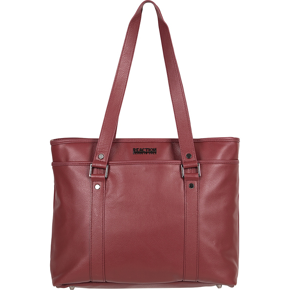Kenneth Cole Reaction A Majority Leather Tote Red Kenneth Cole Reaction Women s Business Bags