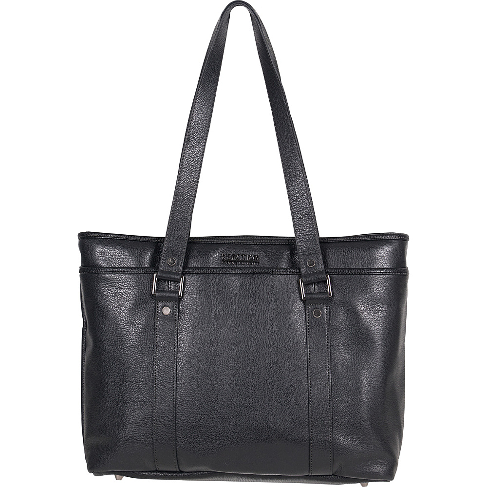 Kenneth Cole Reaction A Majority Leather Tote Black Kenneth Cole Reaction Women s Business Bags
