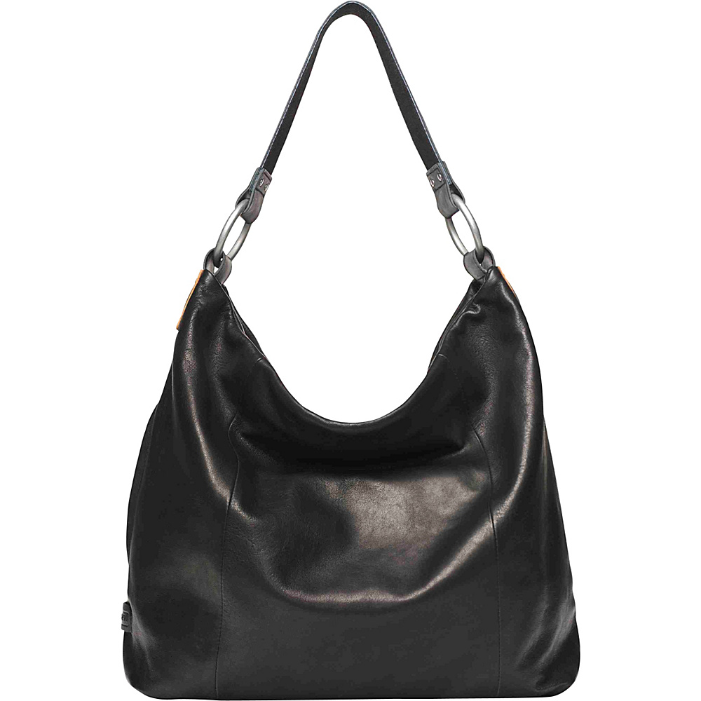 Ellington Handbags Sadie Glazed Hobo Black Ellington Handbags Leather Handbags