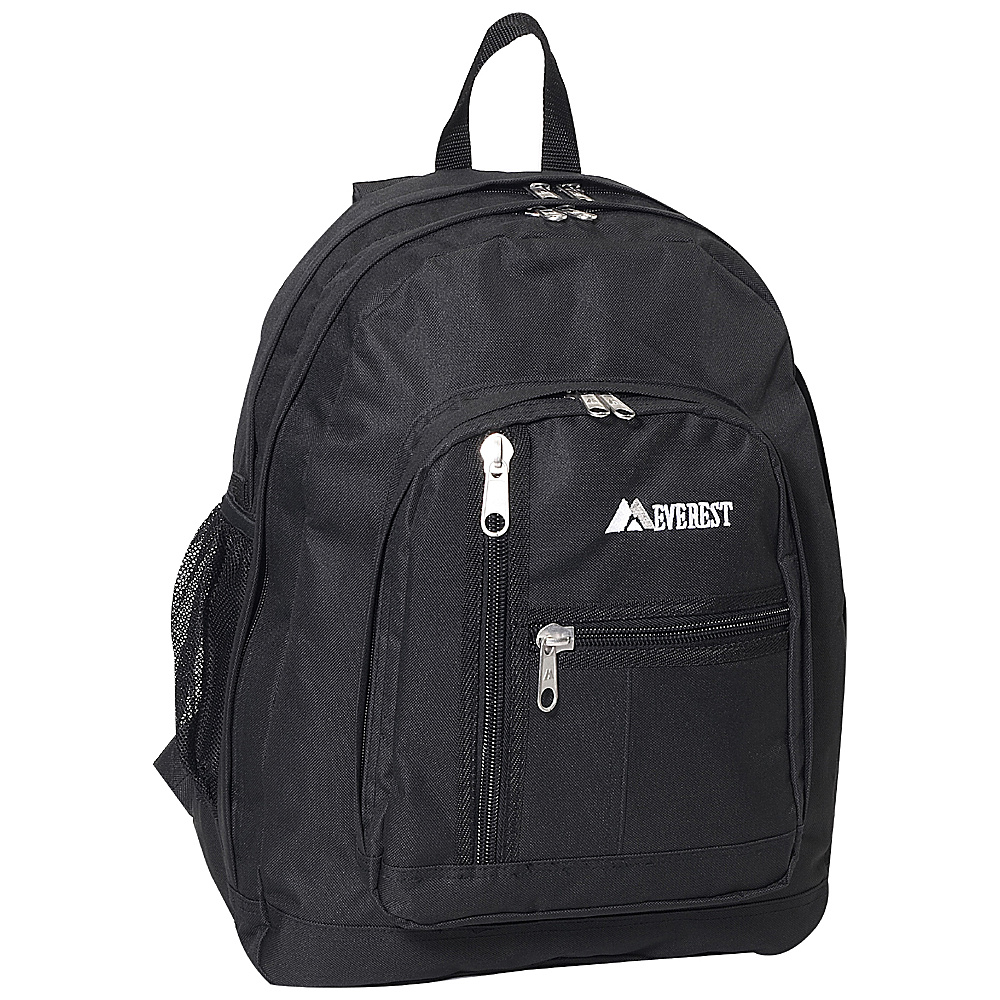 Everest Double Compartment Backpack Black Everest Everyday Backpacks