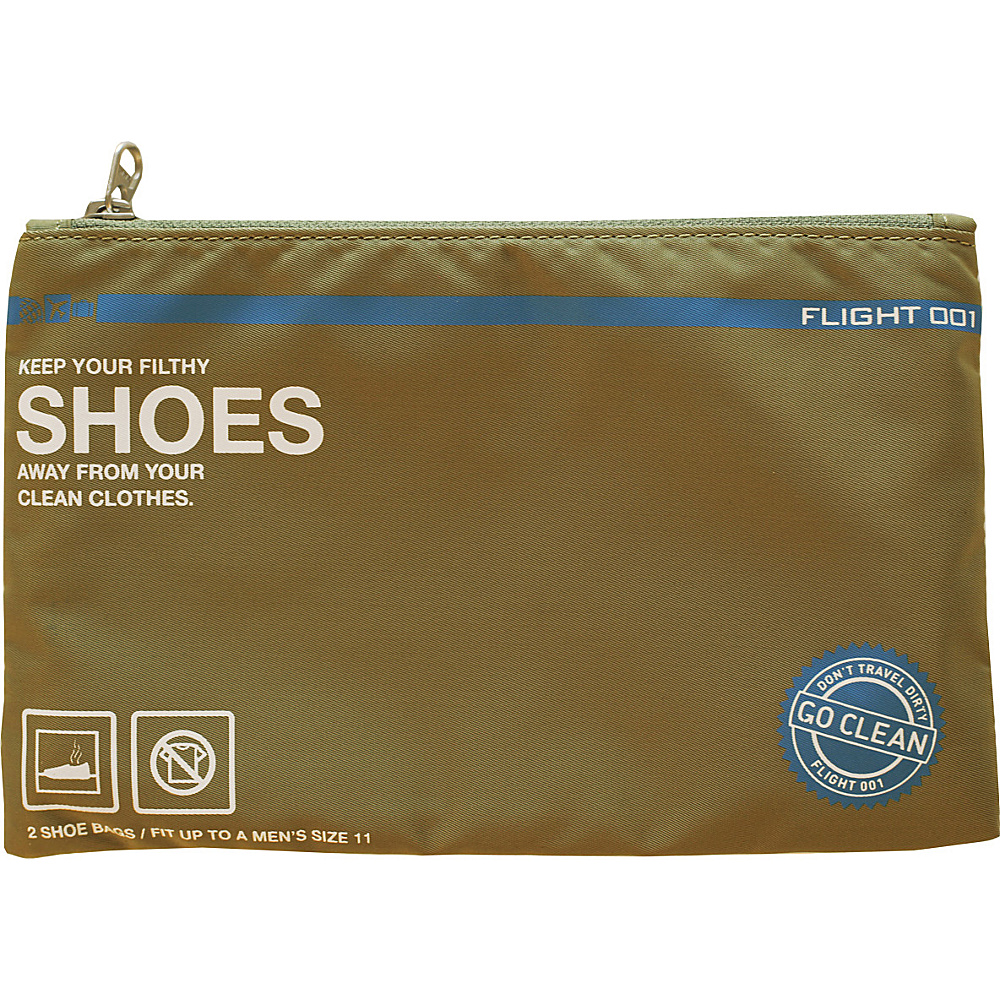 Flight 001 Go Clean Shoes Olive Flight 001 Travel Organizers
