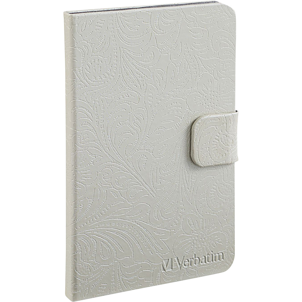 Verbatim Folio Case for Kindle Fire Pearl White Verbatim Personal Electronic Cases