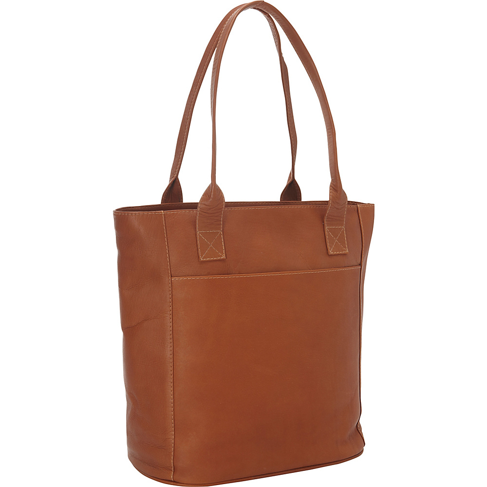 Piel XL Leather Laptop Tote Bag Saddle Piel Women s Business Bags