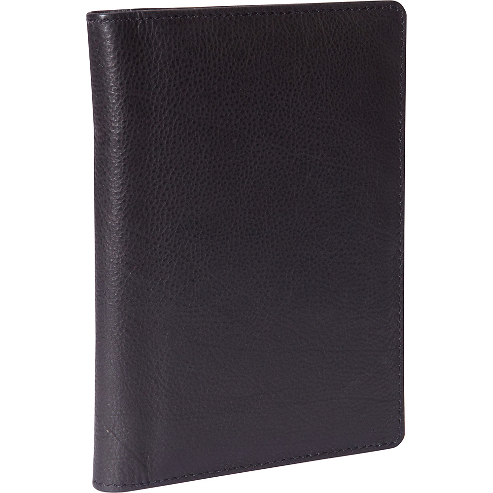 Budd Leather Leather Passport Case Black Budd Leather Travel Wallets