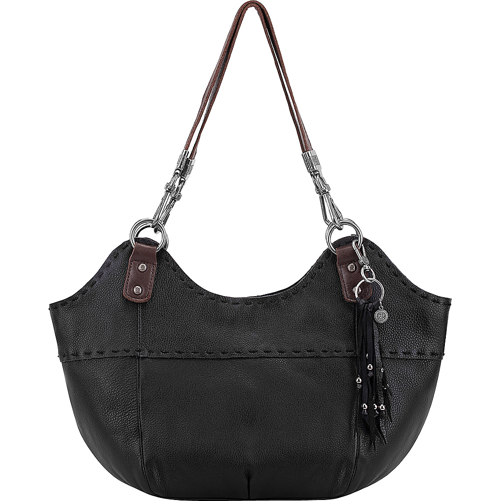 The Sak Indio Satchel Shoulder Bag Black The Sak Leather Handbags