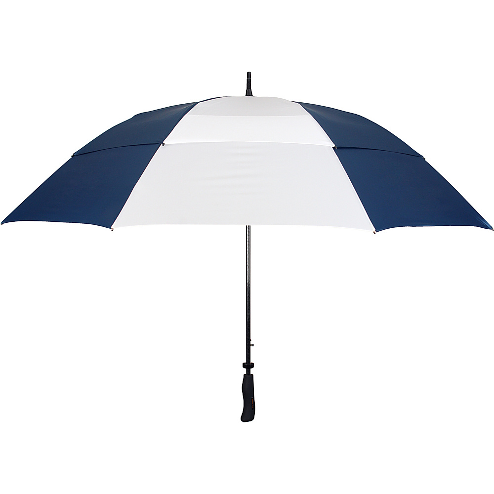 Leighton Umbrellas Tourney navy white Leighton Umbrellas Umbrellas and Rain Gear
