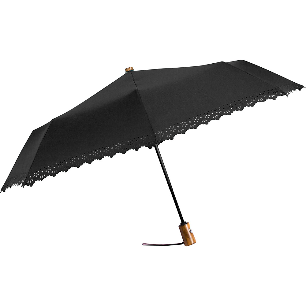 Leighton Umbrellas Eyelet black Leighton Umbrellas Umbrellas and Rain Gear