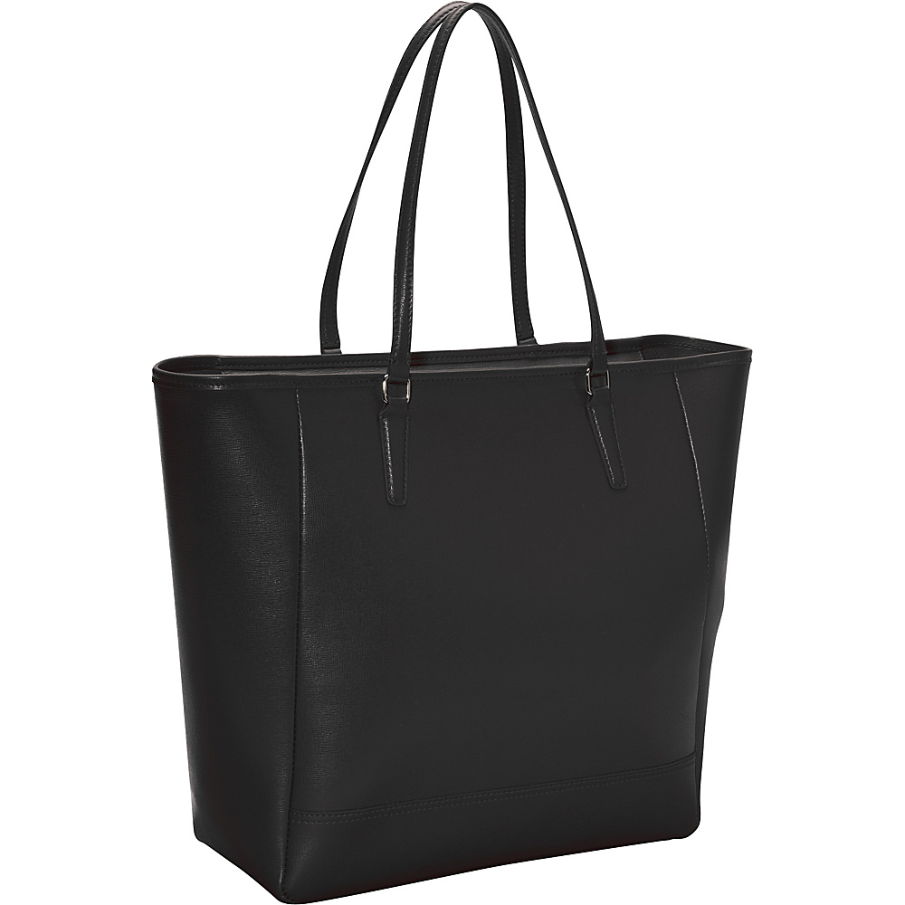 Royce Leather Hailey Saffiano Tote Black Royce Leather Leather Handbags