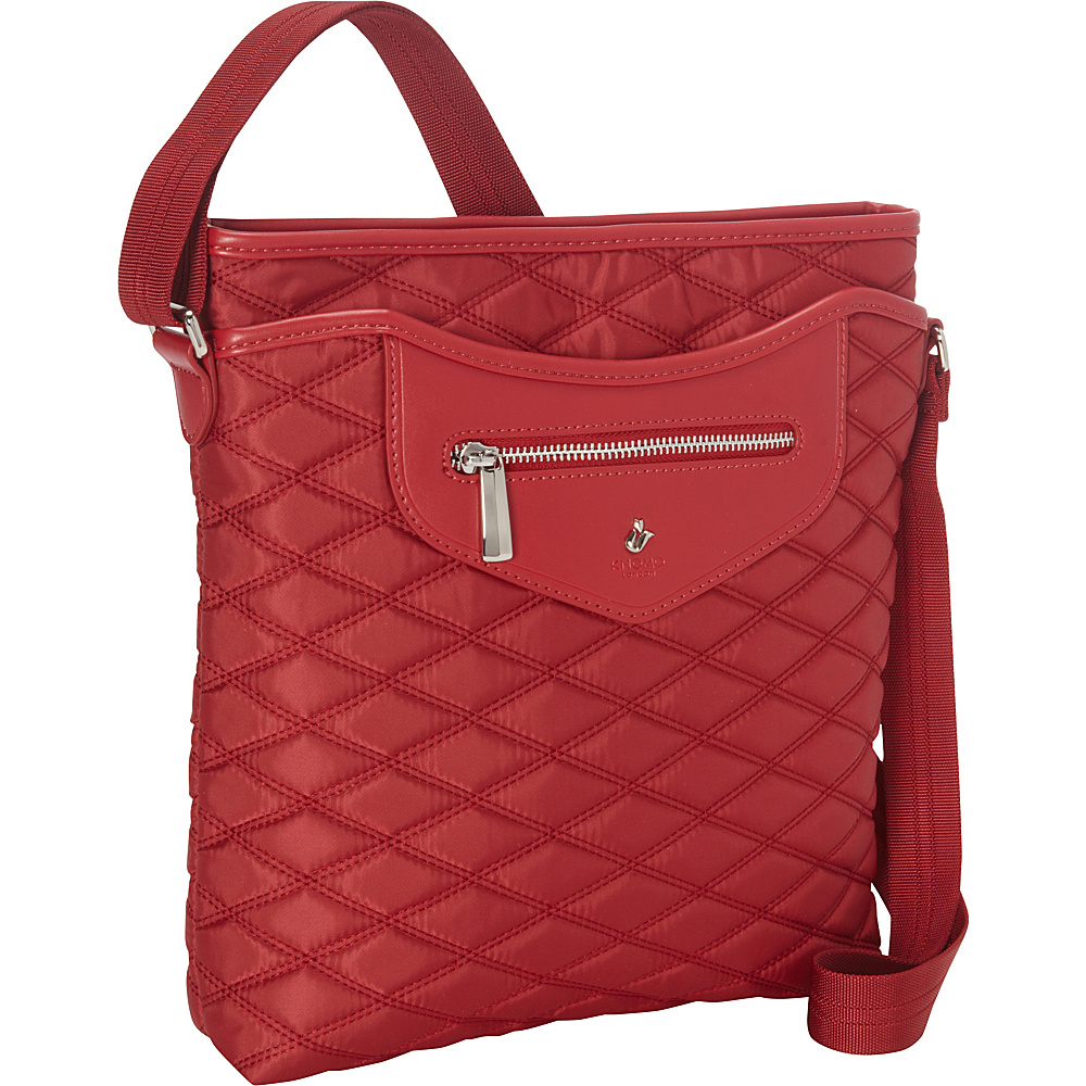 KNOMO London Maple Cross Body Scarlet KNOMO London Fabric Handbags