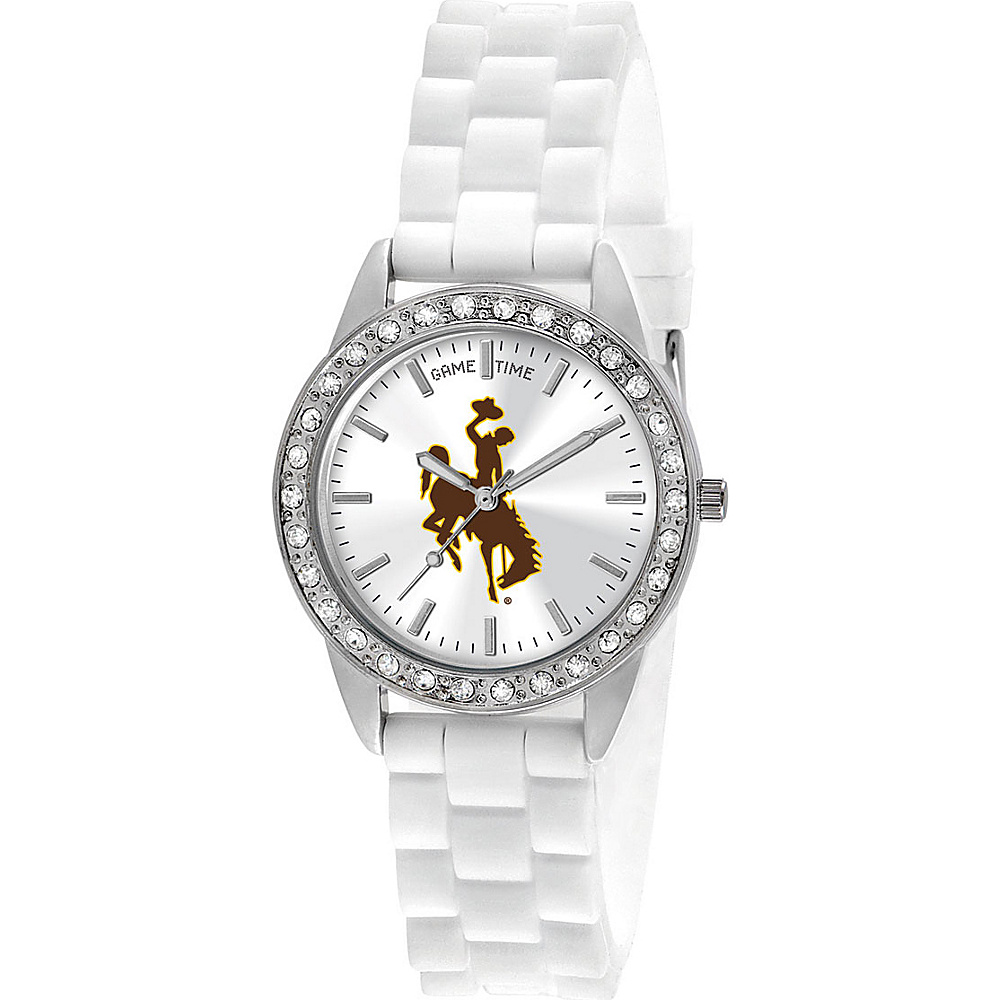 Game Time Frost College Watch Wyoming Cowboys Black Game Time Watches