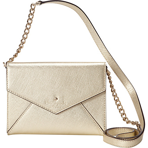 kate spade new york Cedar Street Monday Convertible Crossbody Bag Gold - kate spade new york Designer Handbags