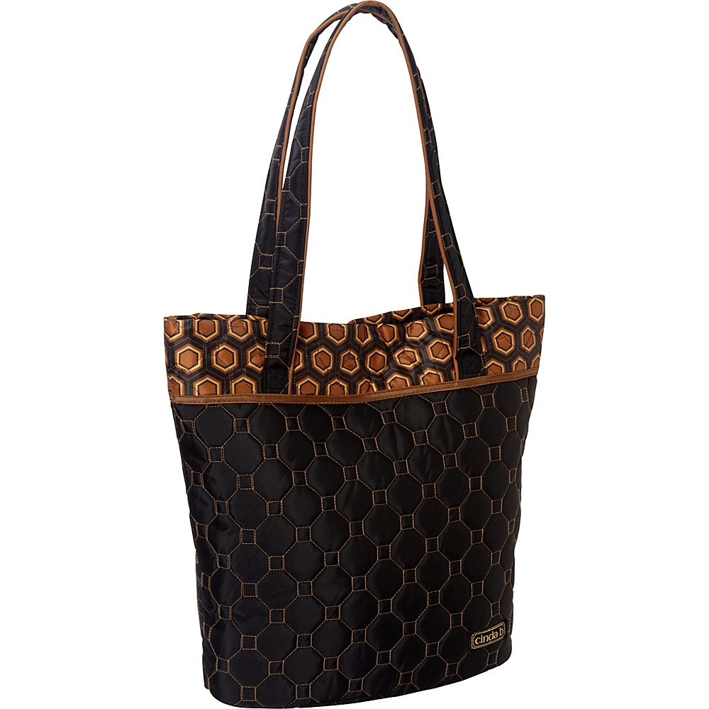 cinda b Essentials Tote Mod Tortoise cinda b Fabric Handbags
