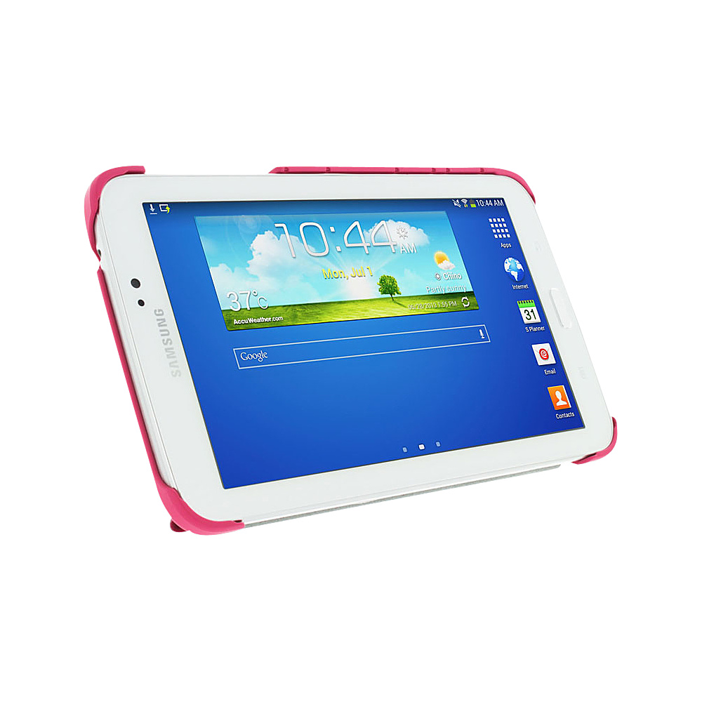 rooCASE Samsung Galaxy Tab 3 7.0 SM T210R SlimShell Flip Case Magenta rooCASE Electronic Cases