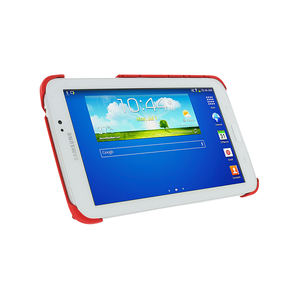 rooCASE Samsung Galaxy Tab 3 7.0 SM T210R SlimShell Flip Case Red rooCASE Electronic Cases