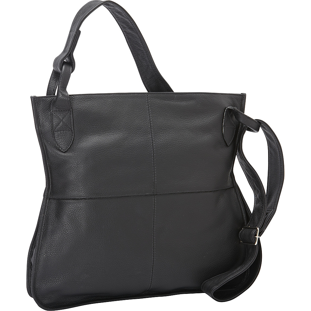 J. P. Ourse Cie. Lexington Black J. P. Ourse Cie. Leather Handbags