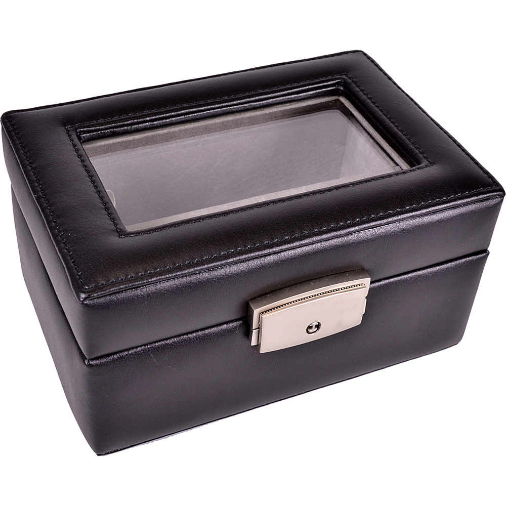 Royce Leather Kate Jewelry Box Black Royce Leather Business Accessories