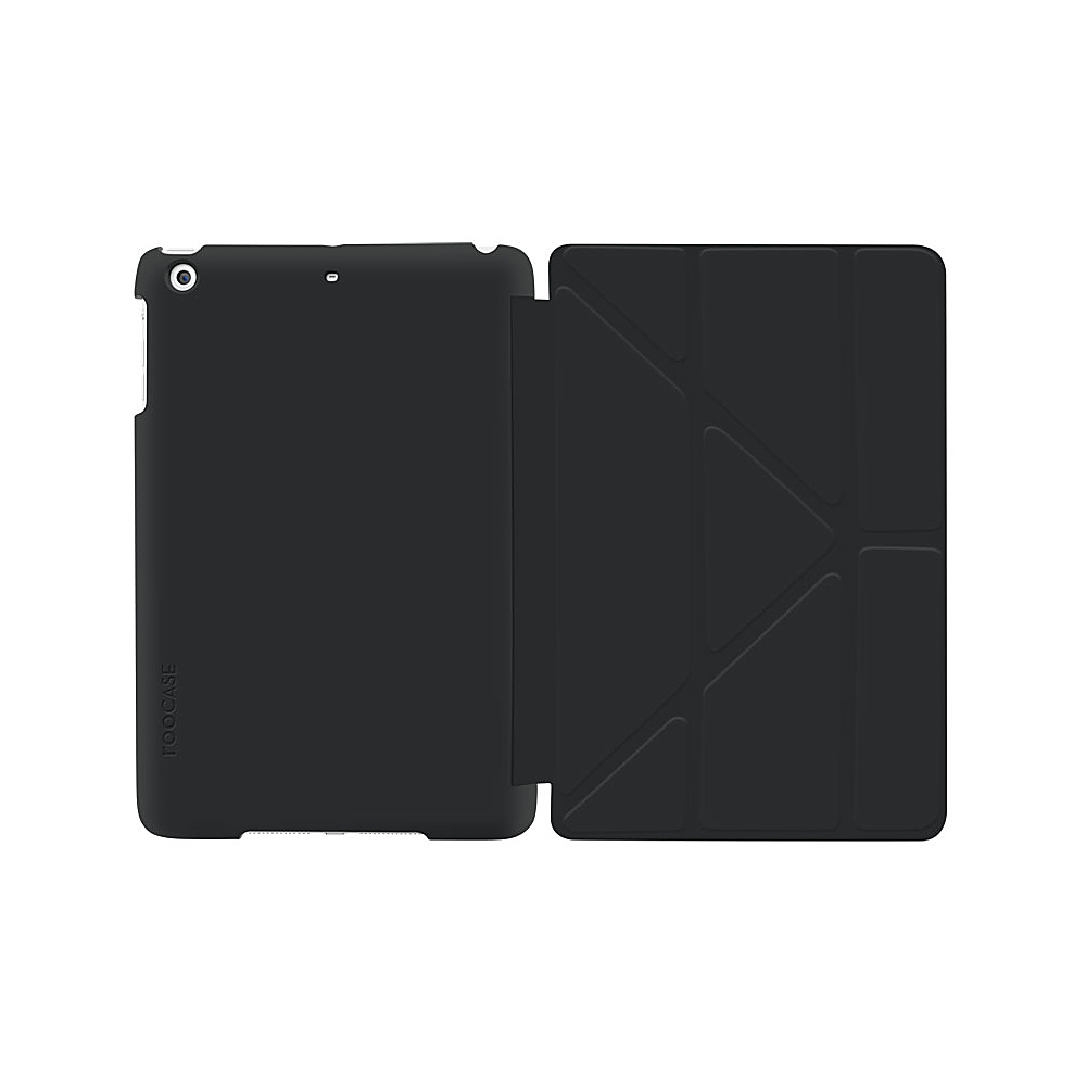 rooCASE iPad Mini Retina 2 in 1 Bundle Origami SlimShell Folio Case Black rooCASE Electronic Cases