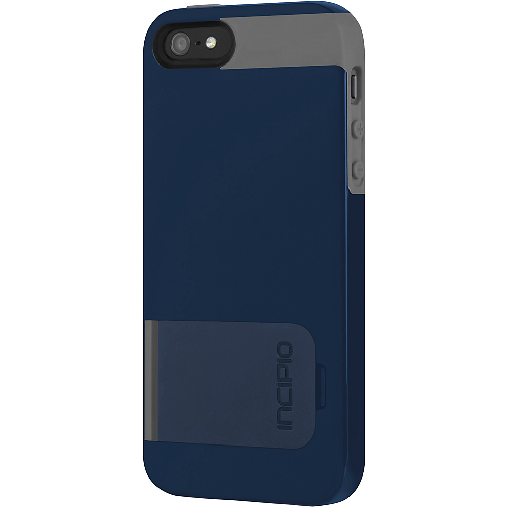 Incipio Kicksnap For iPhone SE 5 5s Blue Gray Incipio Electronic Cases
