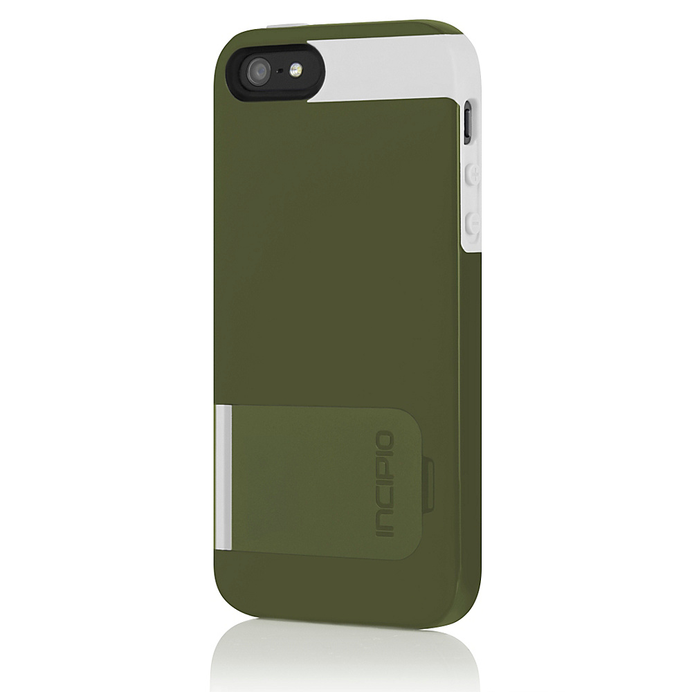 Incipio Kicksnap For iPhone SE 5 5s Olive White Incipio Electronic Cases