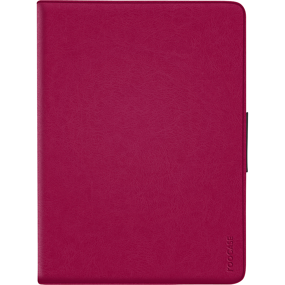 rooCASE Rotating 360 Dual View Folio Case for iPad Air 1 2 Magenta rooCASE Electronic Cases