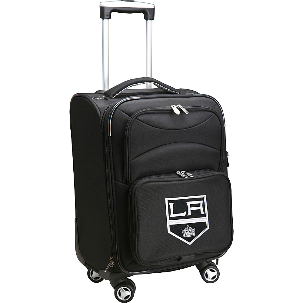 Denco Sports Luggage NHL 20 Domestic Carry On Spinner Los Angeles Kings Denco Sports Luggage Softside Carry On