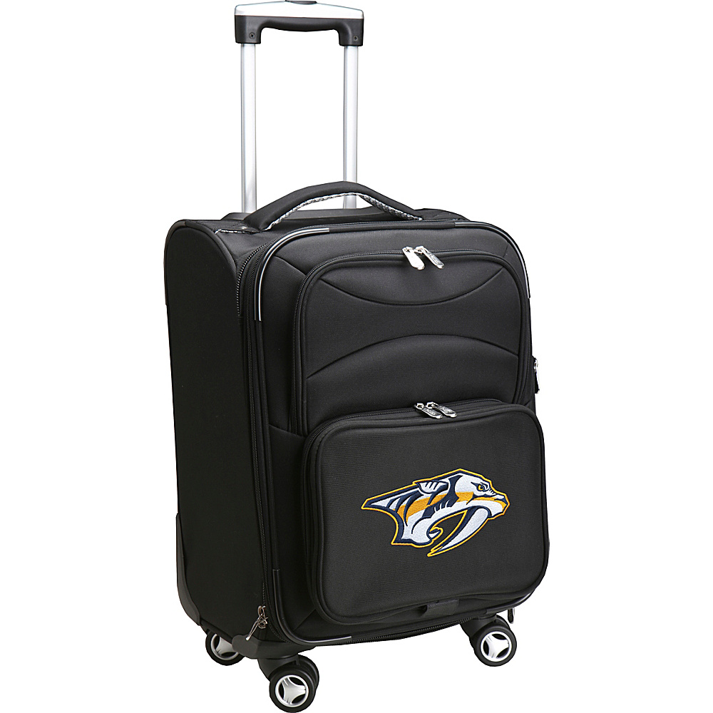 Denco Sports Luggage NHL 20 Domestic Carry On Spinner Nashville Predators Denco Sports Luggage Softside Carry On