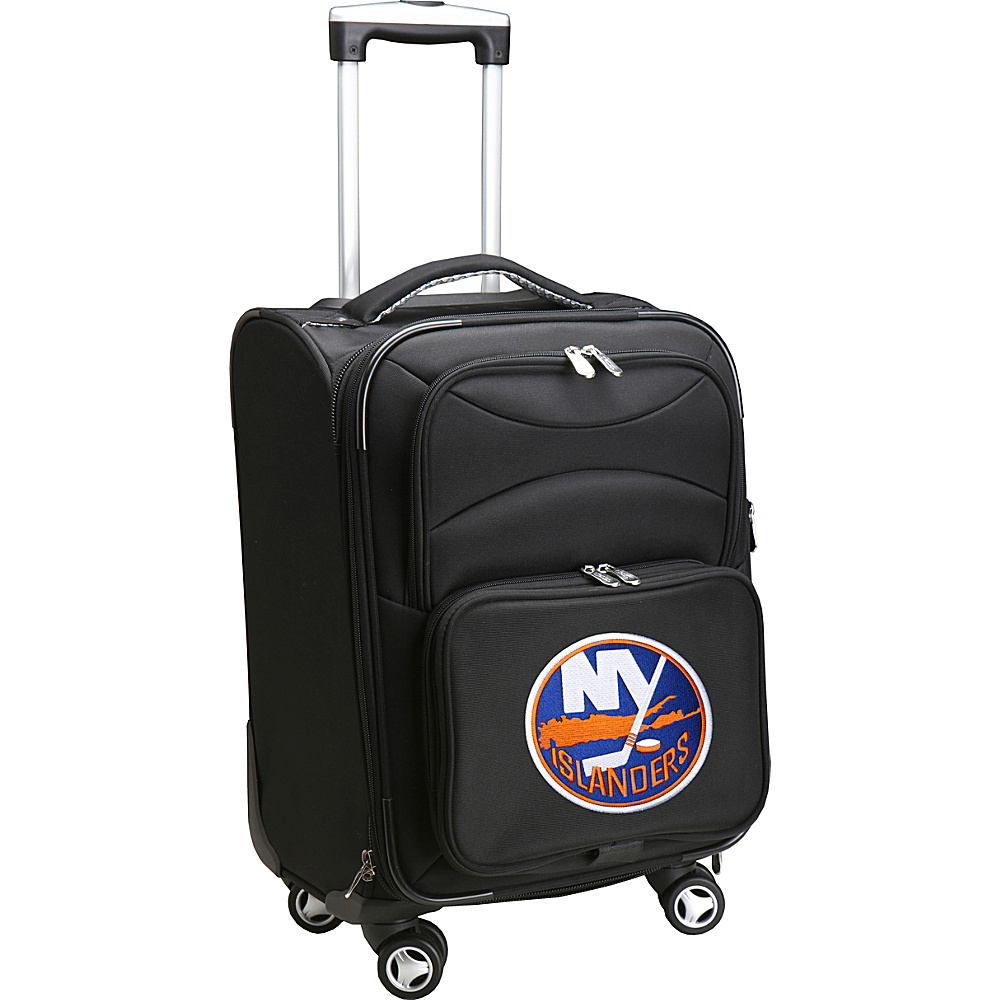 Denco Sports Luggage NHL 20 Domestic Carry On Spinner New York Islanders Denco Sports Luggage Softside Carry On