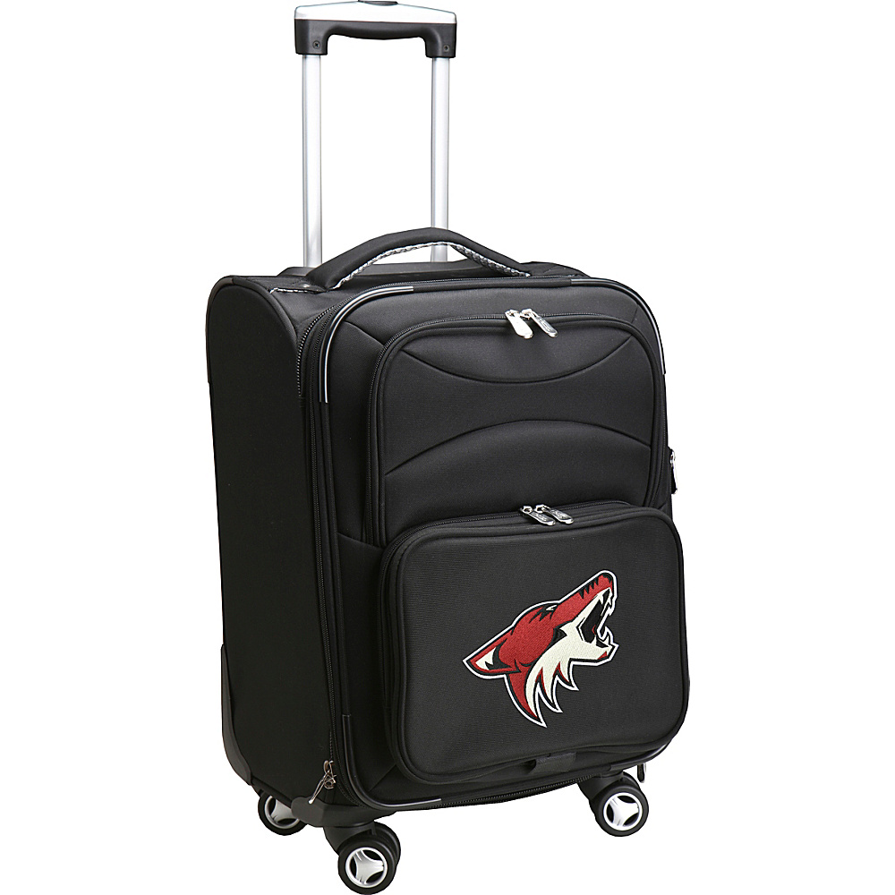 Denco Sports Luggage NHL 20 Domestic Carry On Spinner Phoenix Coyotes Denco Sports Luggage Softside Carry On
