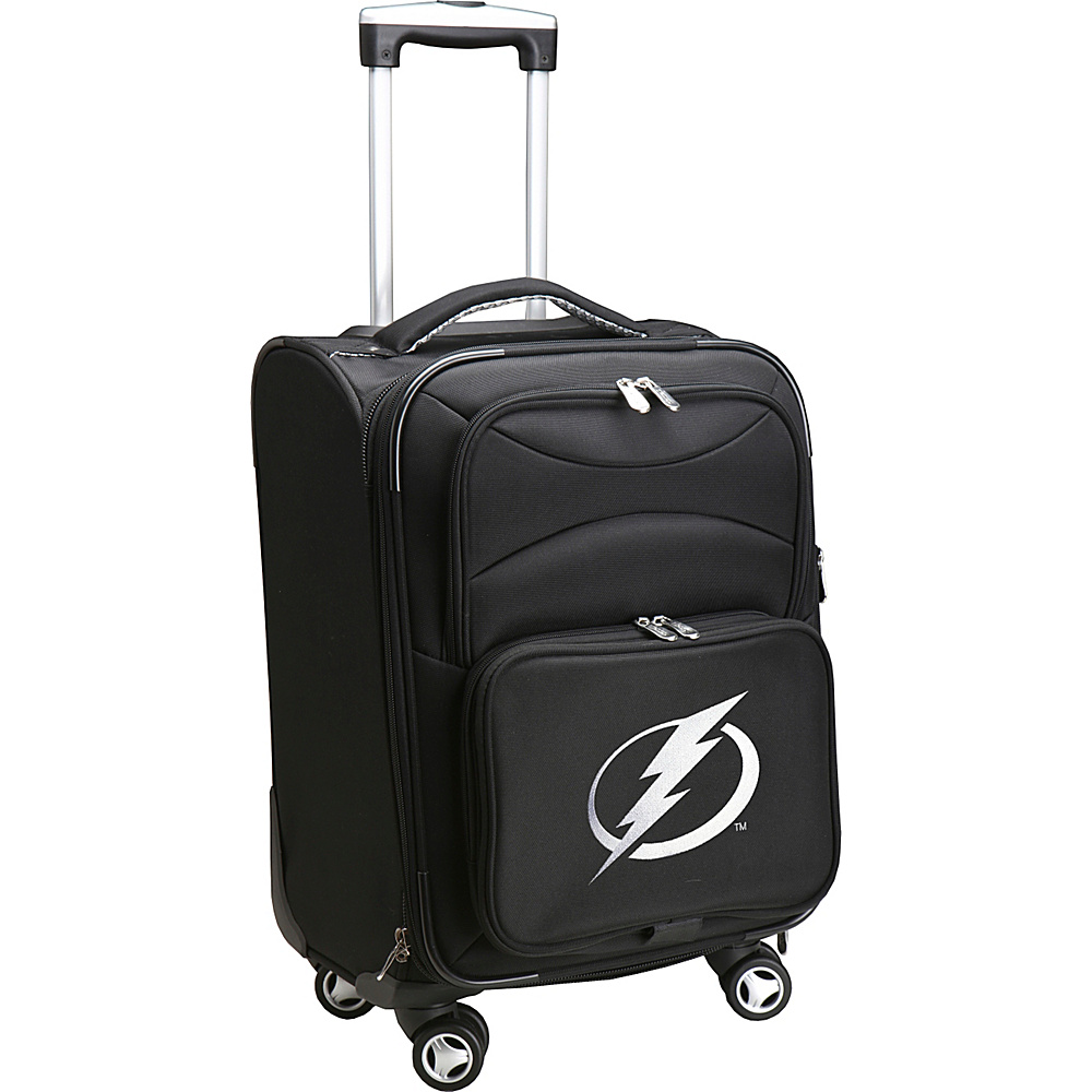 Denco Sports Luggage NHL 20 Domestic Carry On Spinner Tampa Bay Lightning Denco Sports Luggage Softside Carry On