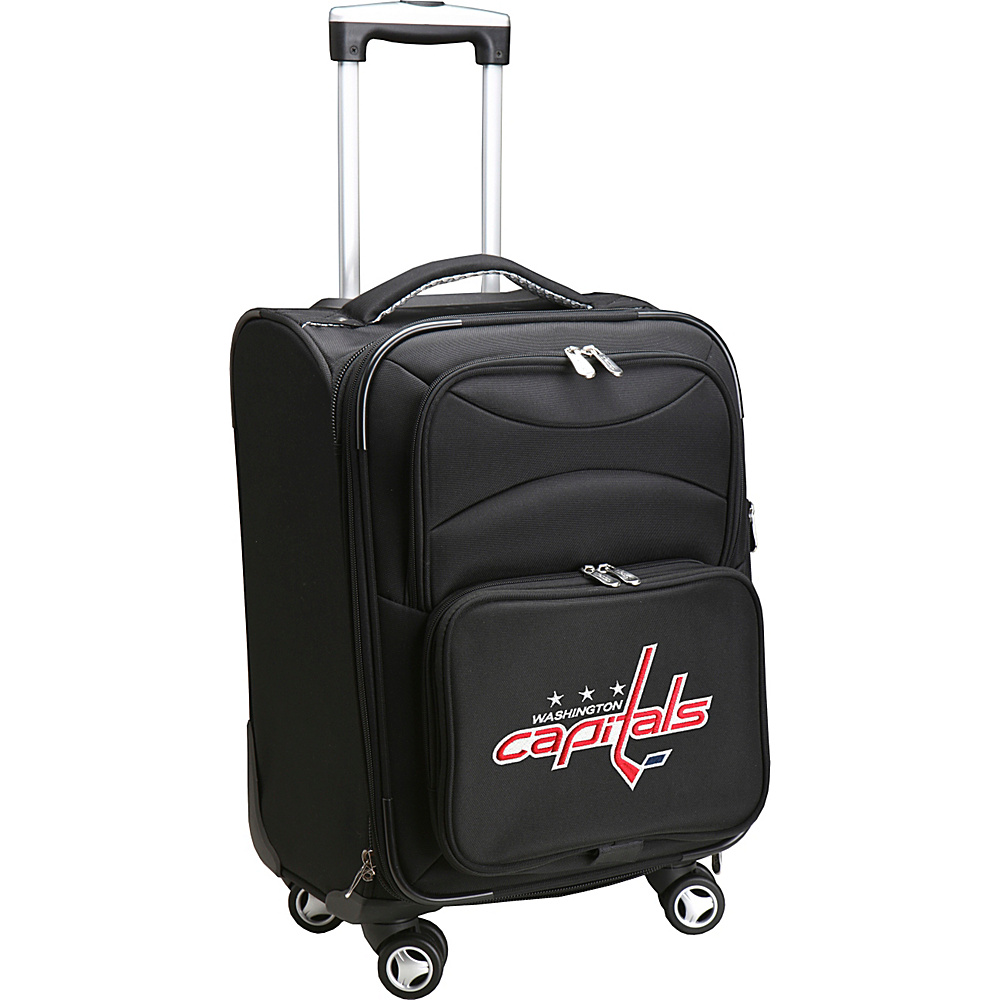Denco Sports Luggage NHL 20 Domestic Carry On Spinner Washington Capitals Denco Sports Luggage Softside Carry On