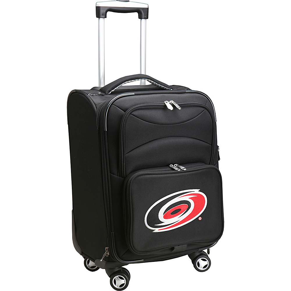 Denco Sports Luggage NHL 20 Domestic Carry On Spinner Carolina Hurricanes Denco Sports Luggage Softside Carry On