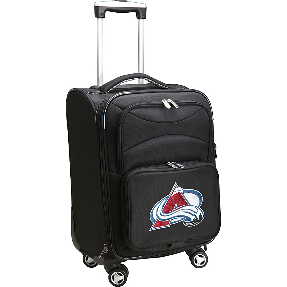 Denco Sports Luggage NHL 20 Domestic Carry On Spinner Colorado Avalanche Denco Sports Luggage Softside Carry On