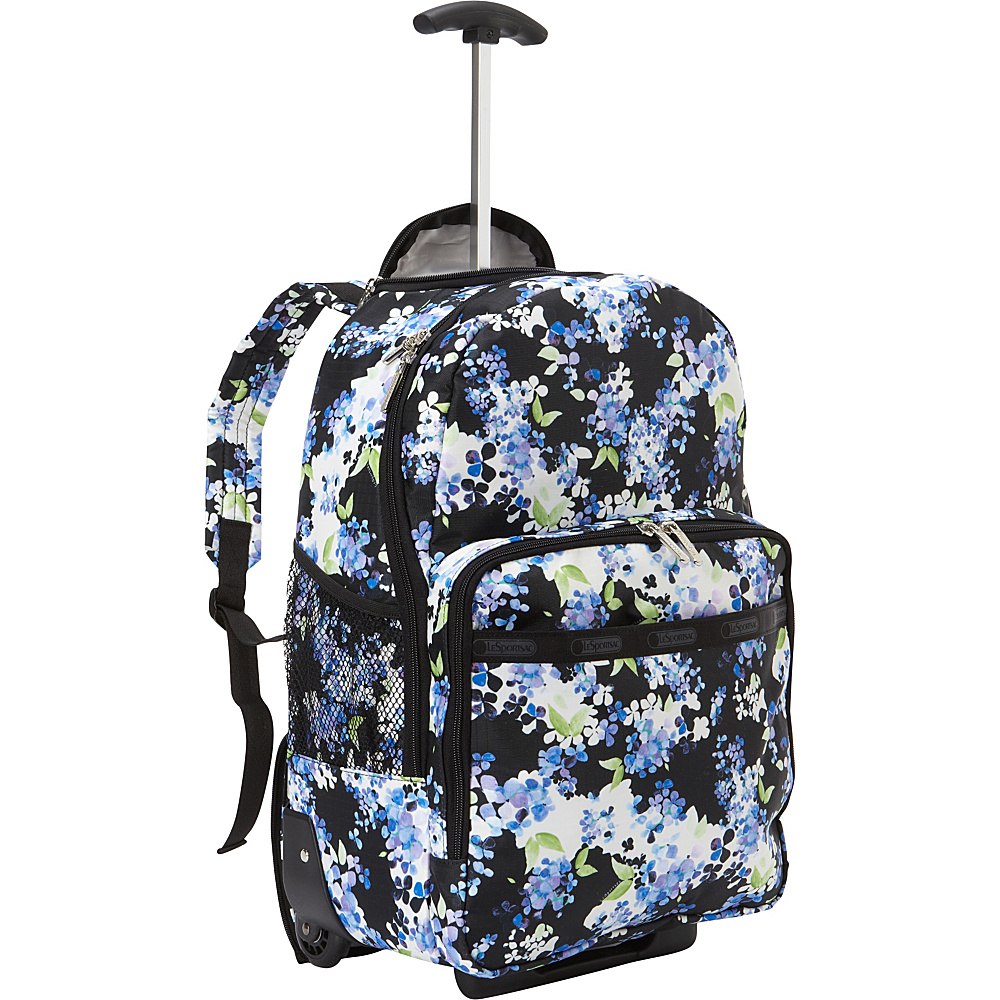 LeSportsac Rolling Backpack Flower Cluster TR LeSportsac Wheeled Backpacks