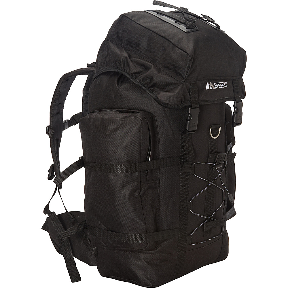 Everest Hiking Pack Black Everest Backpacking Packs