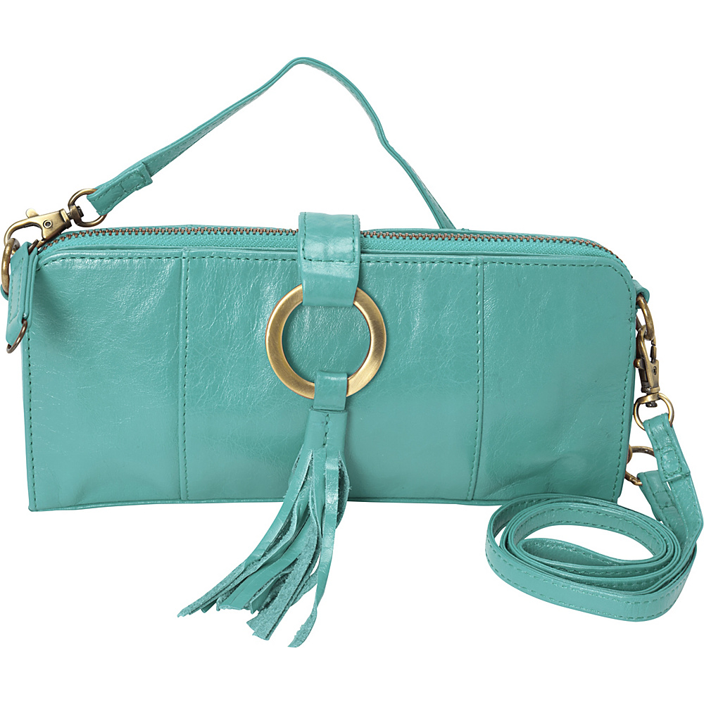 Latico Leathers Emmanuelle Shoulder Bag Mint Latico Leathers Leather Handbags